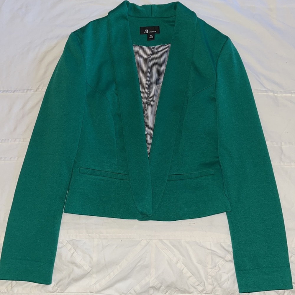 Green blazer